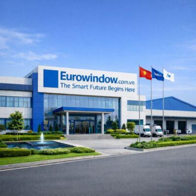 Nhà máy sản xuất cửa của hệ sinh thái thương hiệu số Euroowindow.com.vn