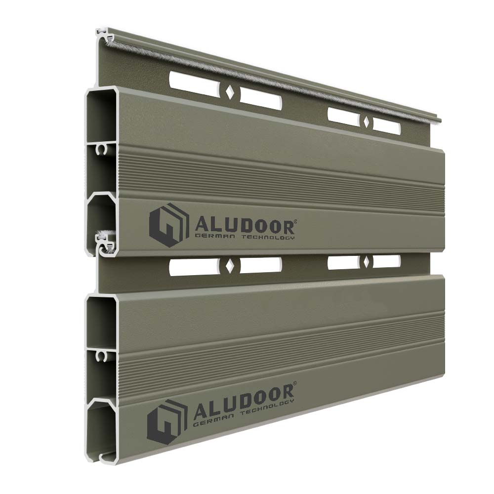 Giới Thiệu Sản Phẩm Cửa Cuốn Nhôm Khe Thoáng ALUDOOR A888 giảm chấn 2 chiều hoạt động êm ái
