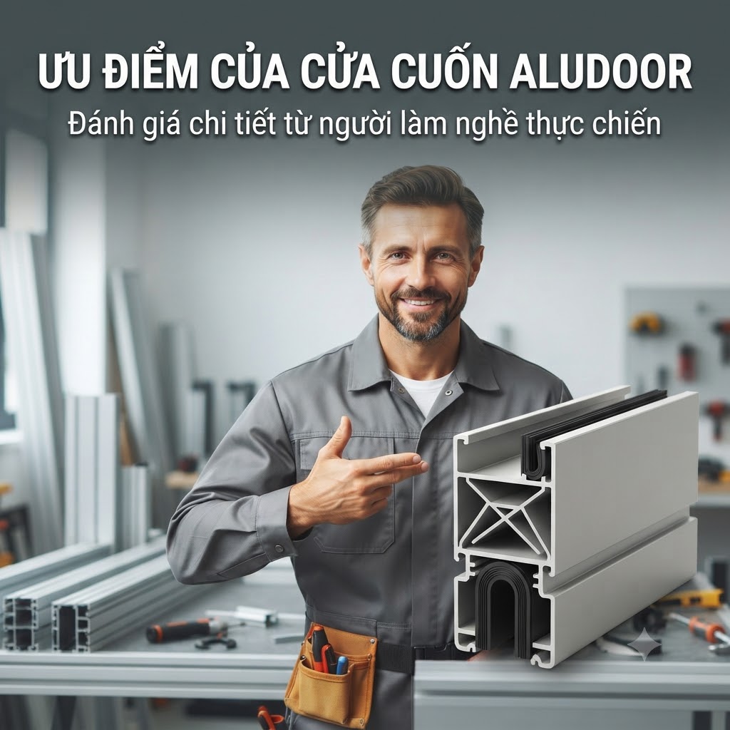 Ưu điểm của cửa cuốn Aludoor